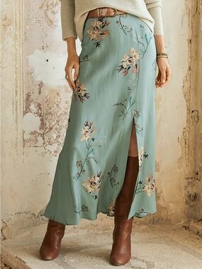 Peruvian Connection Delaunay maxi skirt